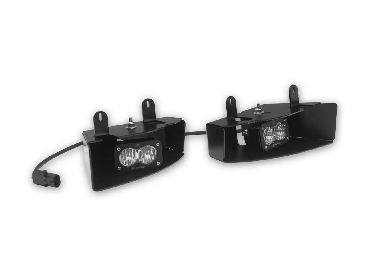 Baja Designs S2 Sport LED Fog Light Pocket Kit; Clear (19-24 RAM 2500)