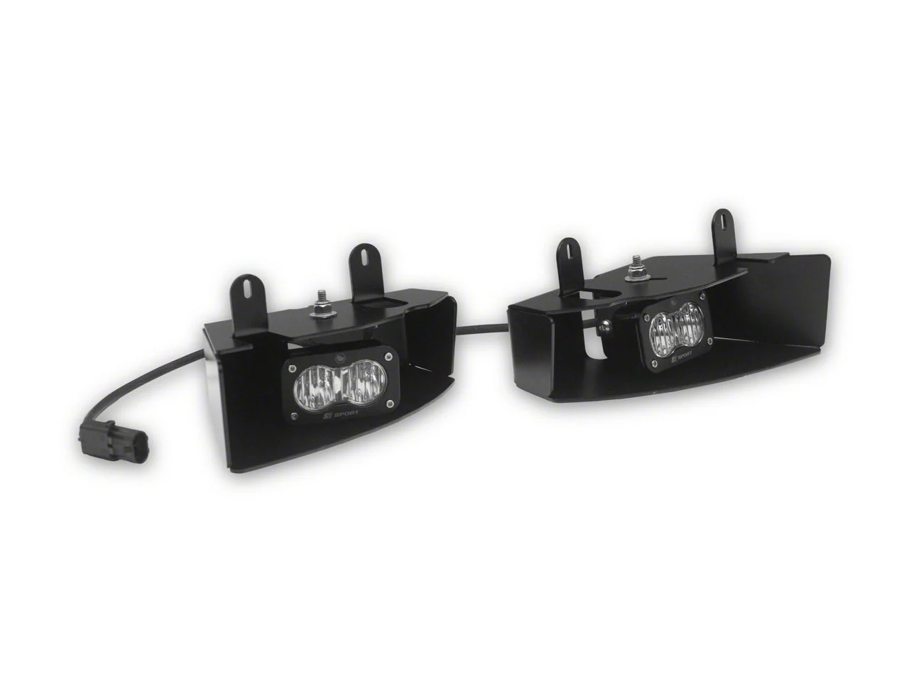 Baja Designs S2 Sport LED Fog Light Pocket Kit; Clear (19-24 RAM 3500)