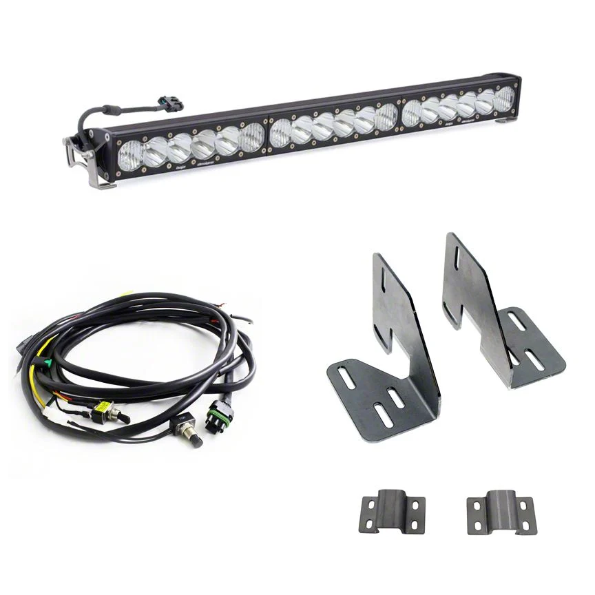 Baja Designs 30-Inch OnX6+ Grille Light Bar Kit (18-19 Sierra 2500 HD)