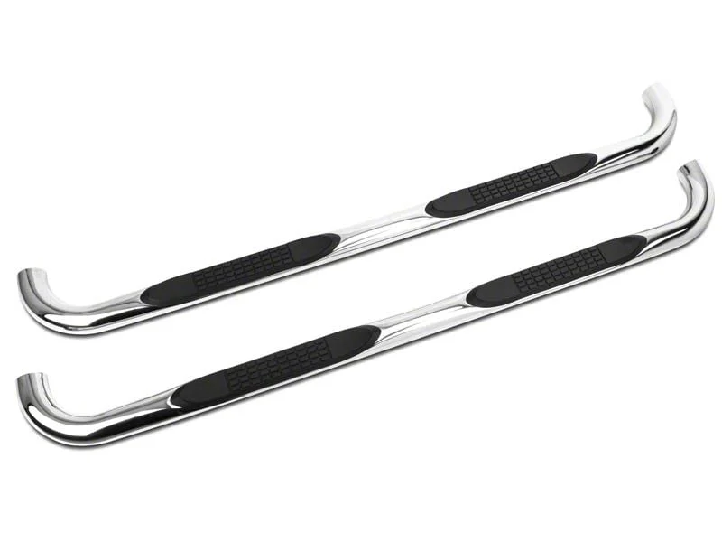 Barricade 3-Inch Side Step Bars; Stainless Steel (04-08 F-150)