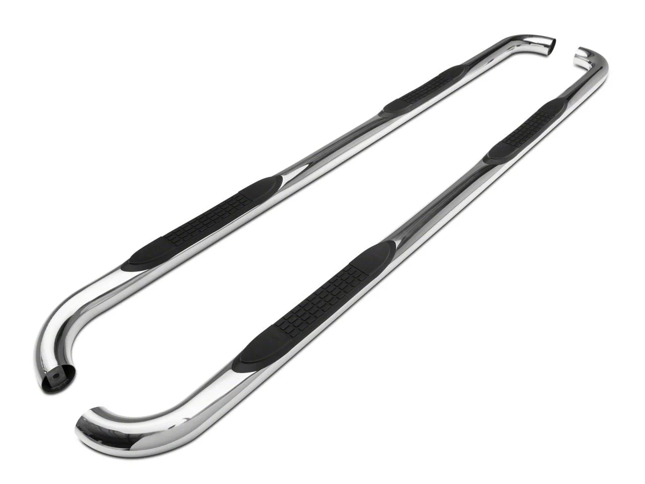 Barricade 3-Inch Side Step Bars; Stainless Steel (10-26 RAM 2500 Mega Cab)