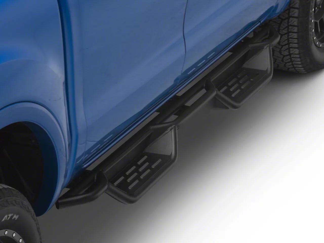 Barricade NB1 Running Boards; Textured Black (19-26 Ranger SuperCrew)