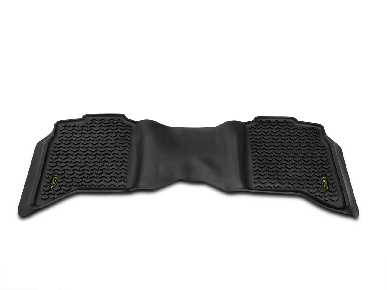 Barricade Rear Floor Mat; Black (09-18 RAM 1500 Crew Cab)