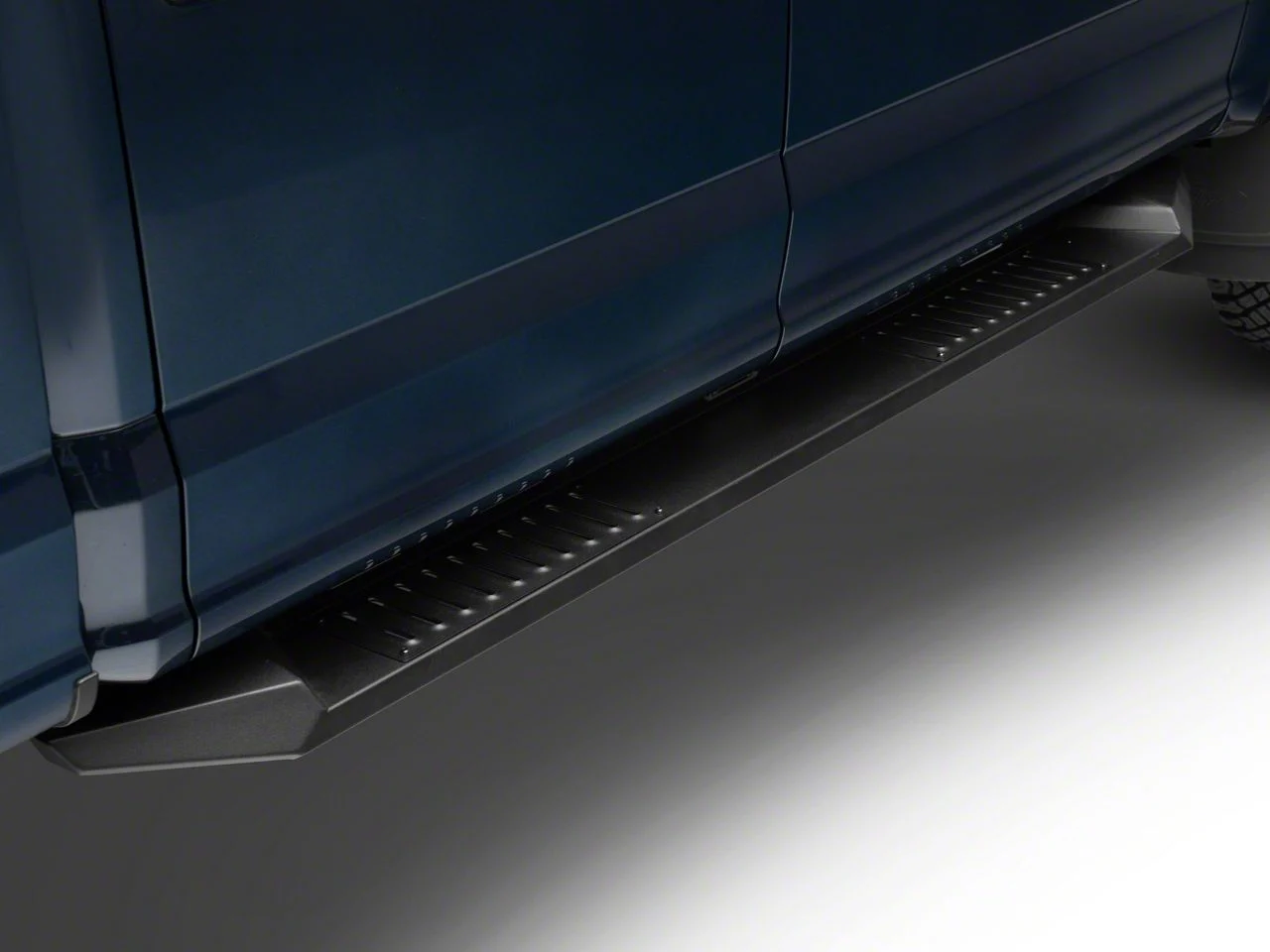 Barricade Steel Running Boards; Black (17-26 F-250 Super Duty SuperCrew)