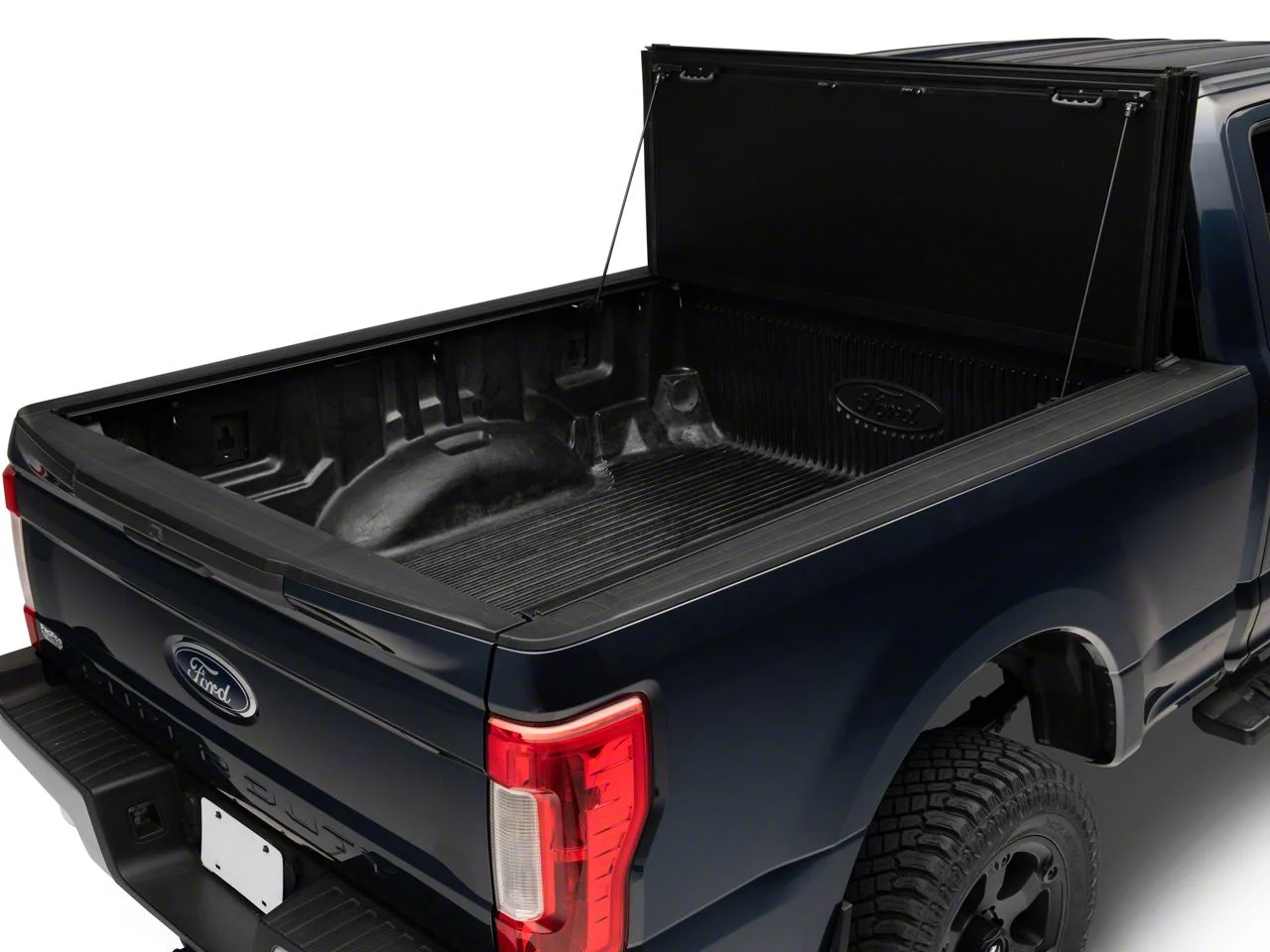 Barricade Low Profile Hard Tri-Fold Tonneau Cover (17-26 F-250 Super Duty w/ 6-3/4-Foot Bed)
