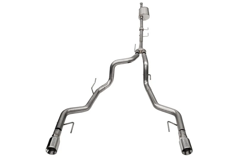 Corsa 2021-2025 Ford F-150 SuperCrew/5.5ft Bed 3.5L V6 Sport Cat-Back Dual Rear Exit-Polished