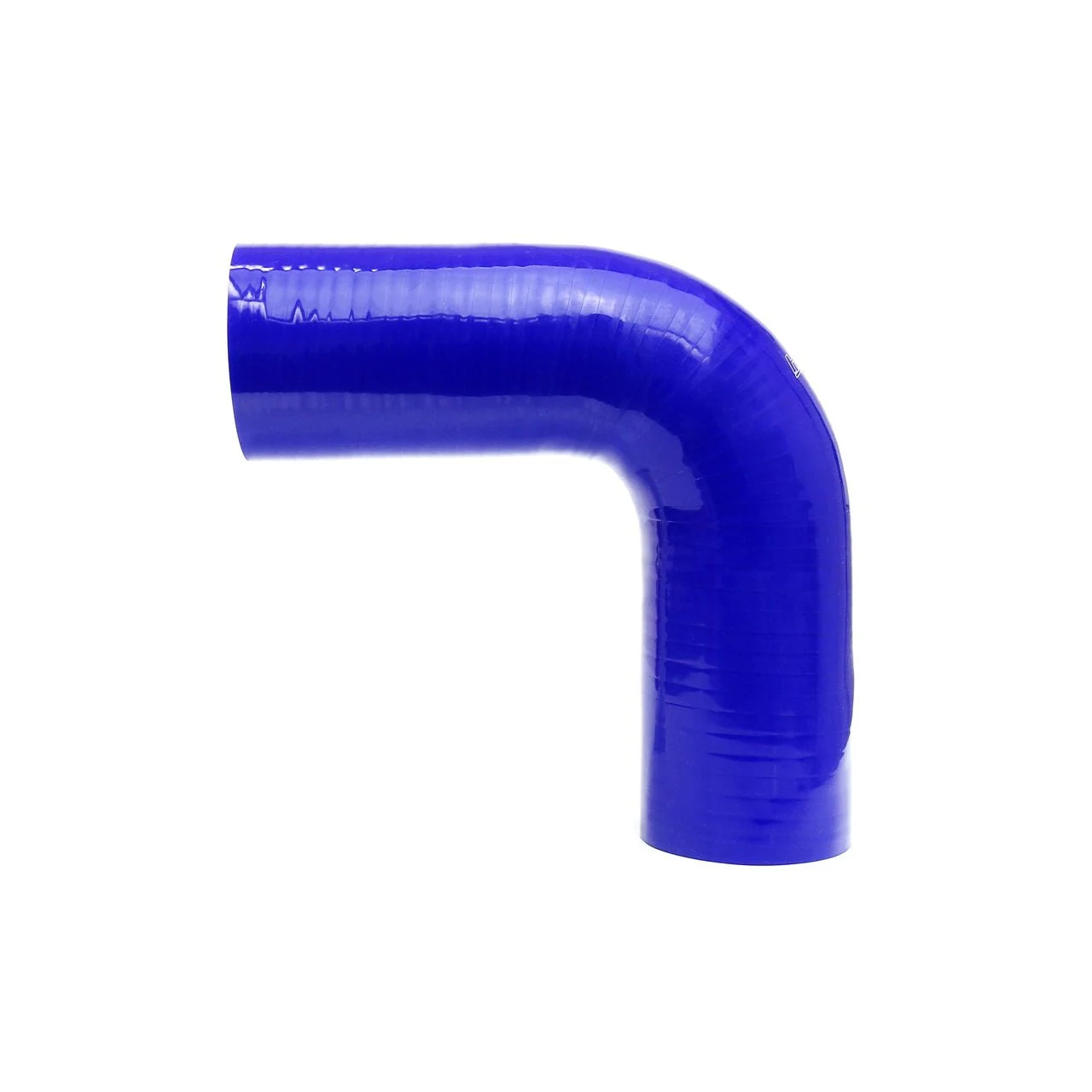 HPS 2-3/8" ID High Temp 4-ply Reinforced Silicone 90 Degree Elbow Coupler Hose Blue (60mm ID)