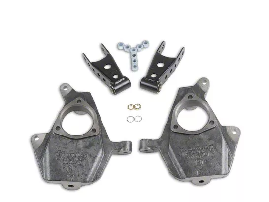 Belltech Lowering Kit; 2-Inch Front / 2 to 3-Inch Rear (07-13 Silverado 1500 w/ 5.80-Foot Short Box)