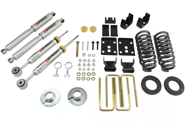 Belltech Stage 3 Lowering Kit with Street Performance Shocks; 2 or 3-Inch Front / 5.50-Inch Rear (09-13 2WD F-150 w/ Short Bed)