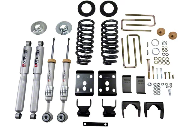 Belltech Stage 3 Lowering Kit with Street Performance Shocks; 2 or 3-Inch Front / 5.50-Inch Rear (04-08 2WD F-150)