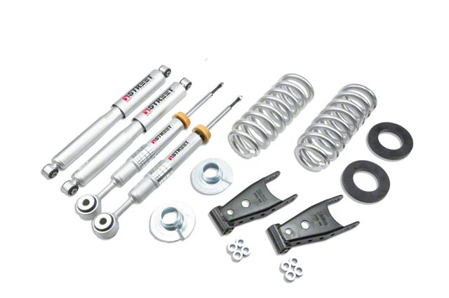 Belltech Stage 3 Lowering Kit with Street Performance Shocks; 2 or 3-Inch Front / 2 or 3-Inch Rear (04-08 4WD F-150)