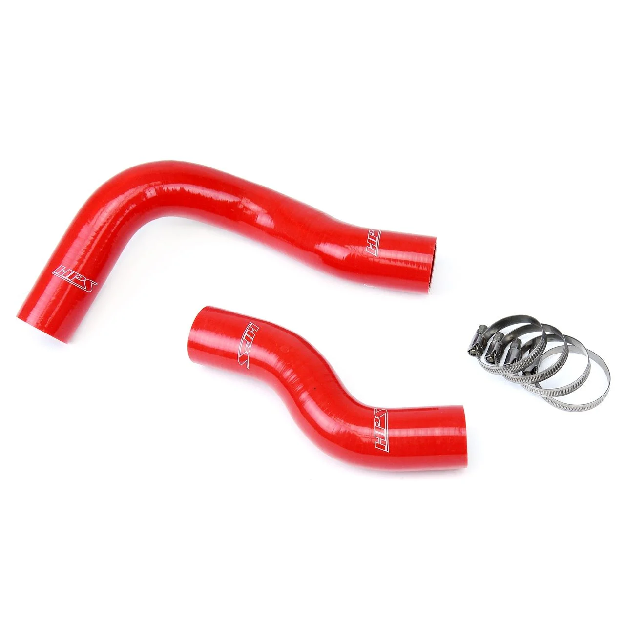 HPS Red Reinforced Silicone Radiator Hose Kit Coolant for Lexus 07-11 GS460 V8 4.6L