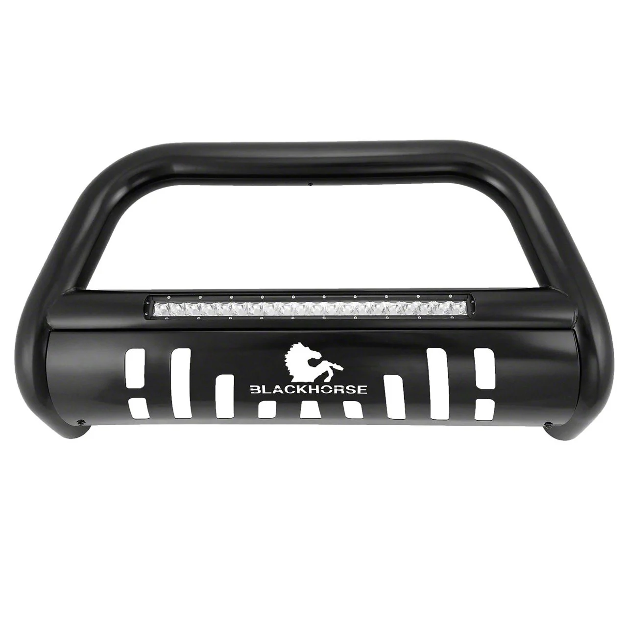Beacon LED Bull Bar; Black (09-18 RAM 1500, Excluding Rebel)
