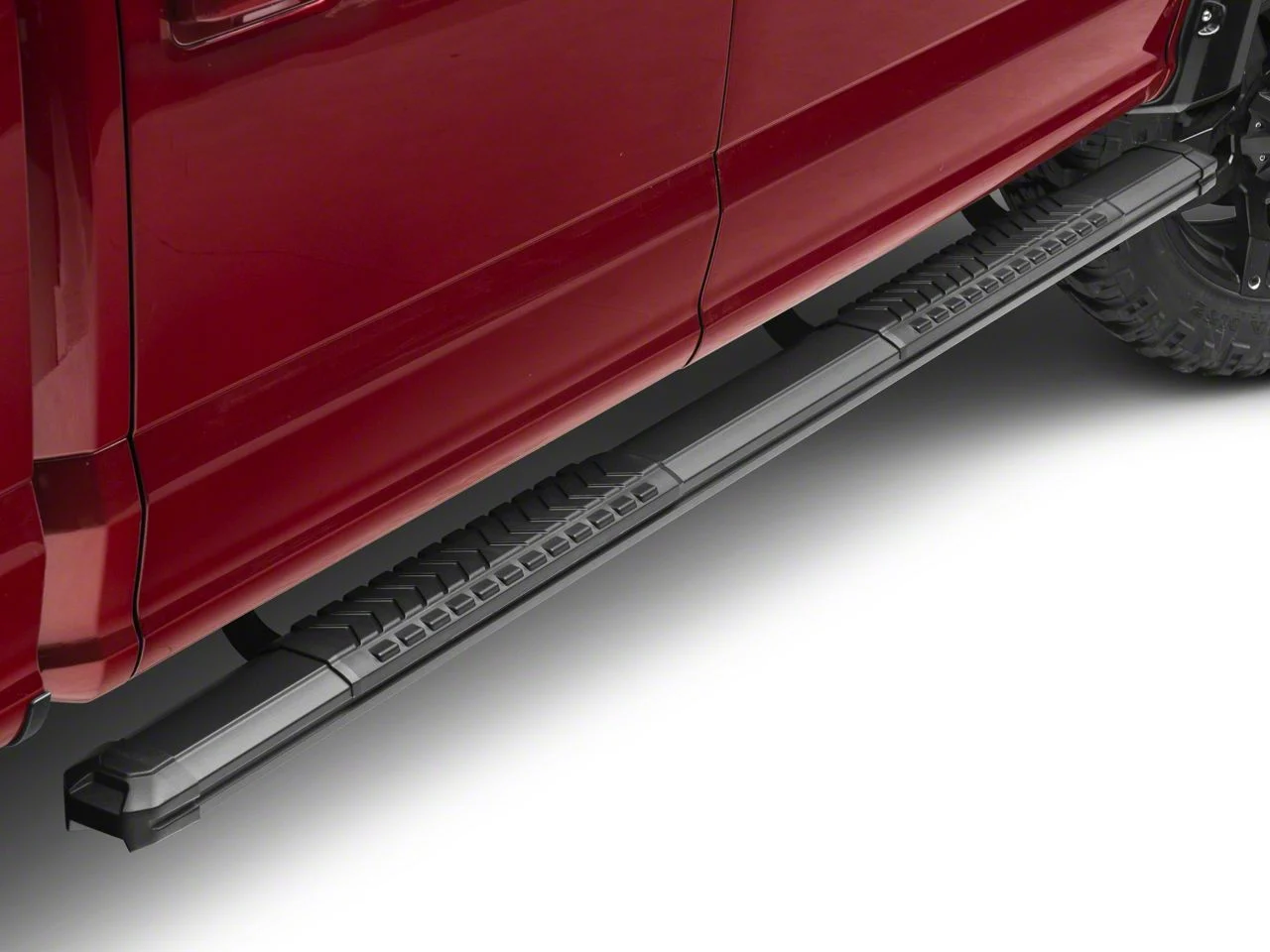Cutlass Running Boards; Black (15-26 F-150 SuperCab, SuperCrew)