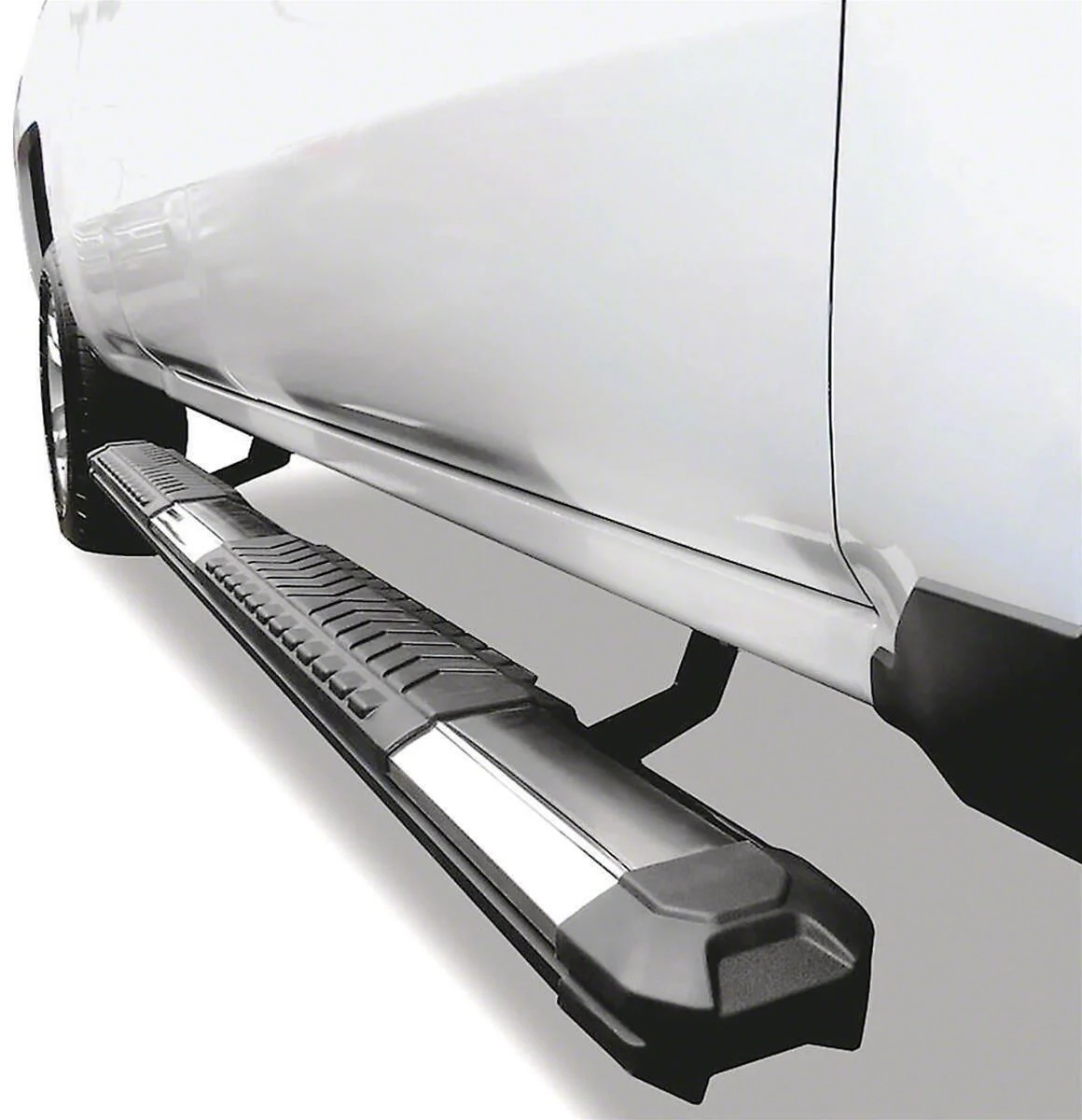Cutlass Running Boards; Polished Aluminum (11-16 F-350 Super Duty SuperCab)