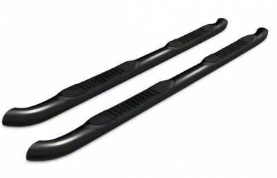 3-Inch Round Side Step Bars; Black (19-26 RAM 1500 Quad Cab)
