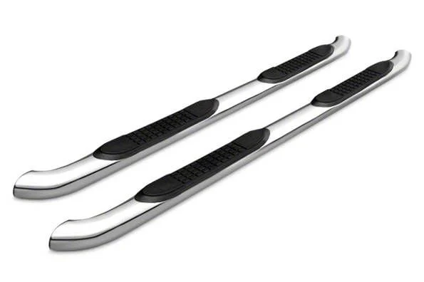 3-Inch Round Side Step Bars; Stainless Steel (19-26 RAM 1500 Quad Cab)
