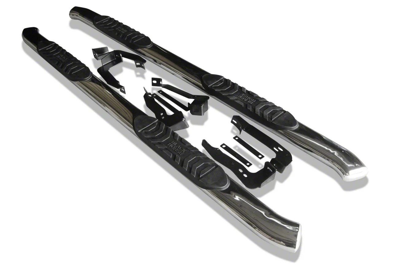 5-Inch Extreme Side Step Bars; Stainless Steel (17-26 F-250 Super Duty SuperCab)