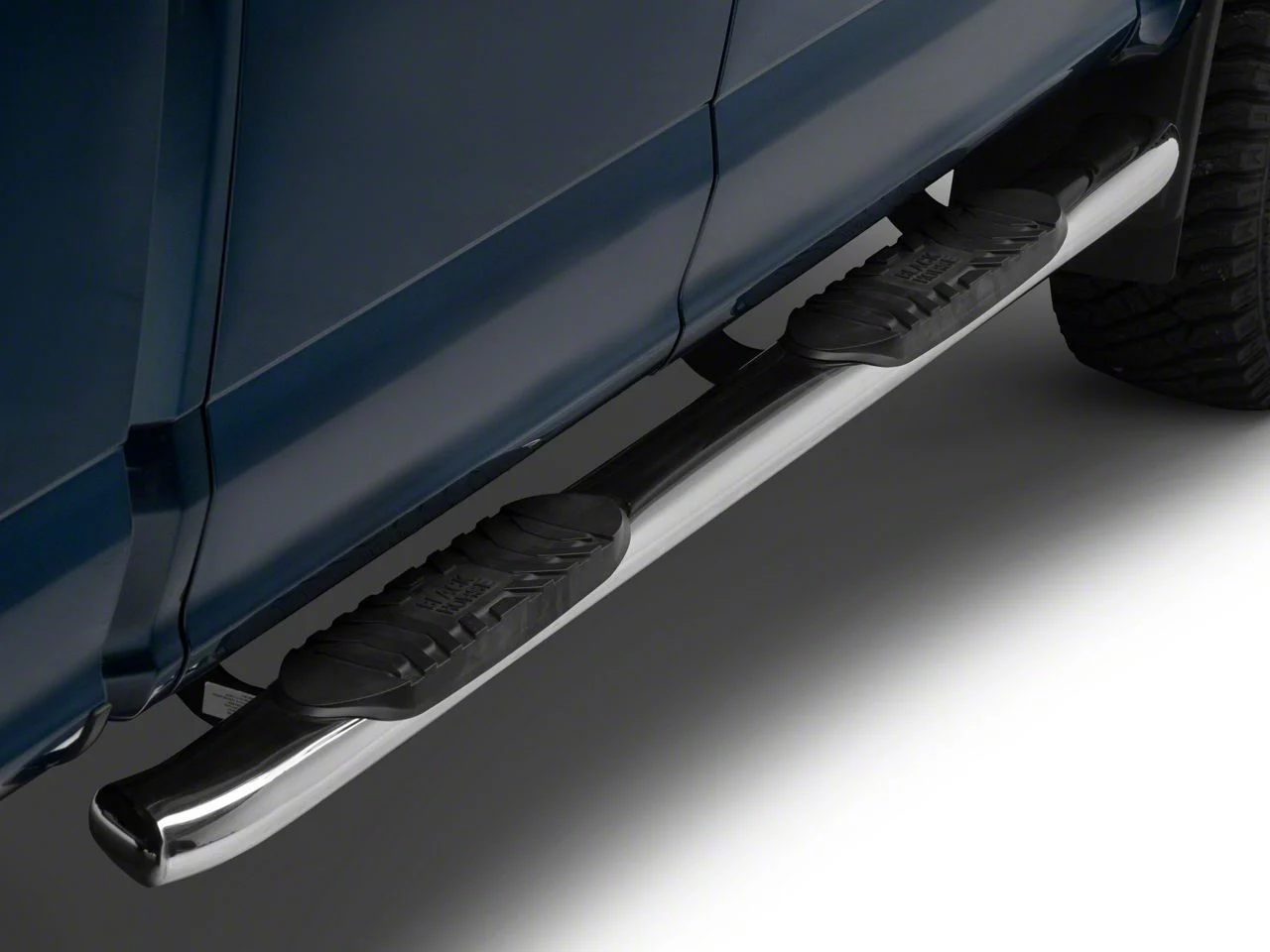 5-Inch Extreme Side Step Bars; Stainless Steel (17-26 F-250 Super Duty SuperCrew)