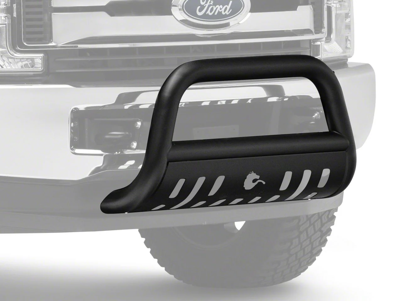 Bull Bar; Black (17-22 F-250 Super Duty)