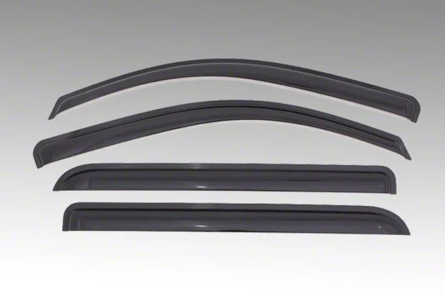 Rain Guards; Smoke (11-16 F-250 Super Duty SuperCrew)