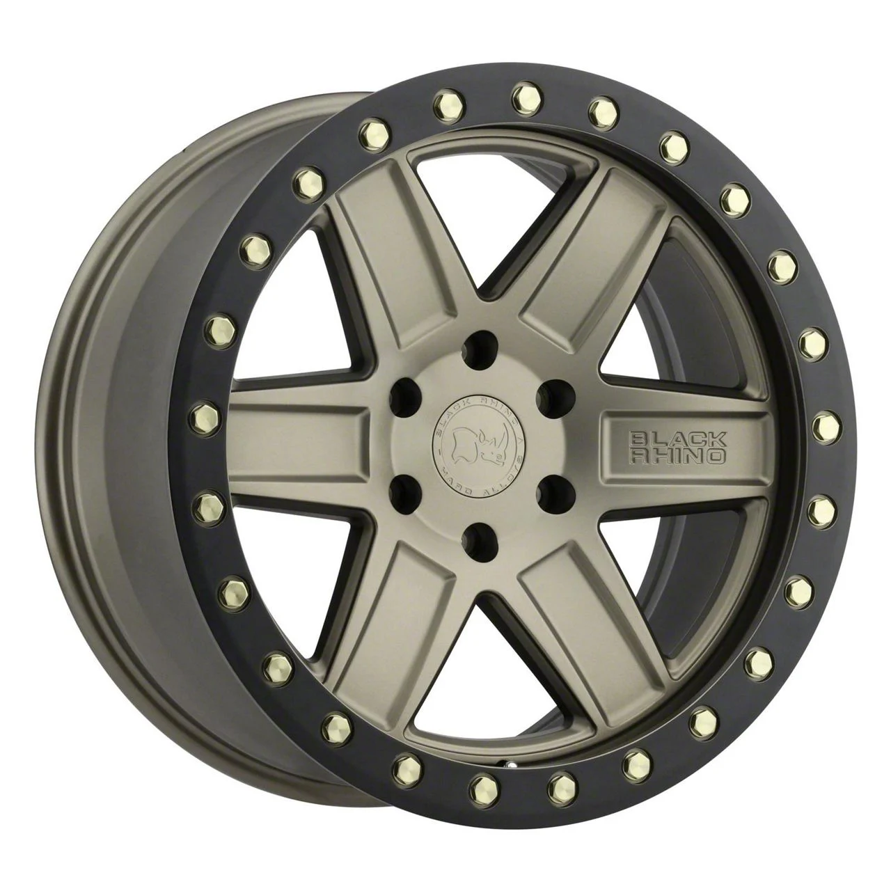 Black Rhino Attica Matte Bronze with Brass Bolts 6-Lug Wheel; 18x9.5; -18mm Offset (07-14 Yukon)