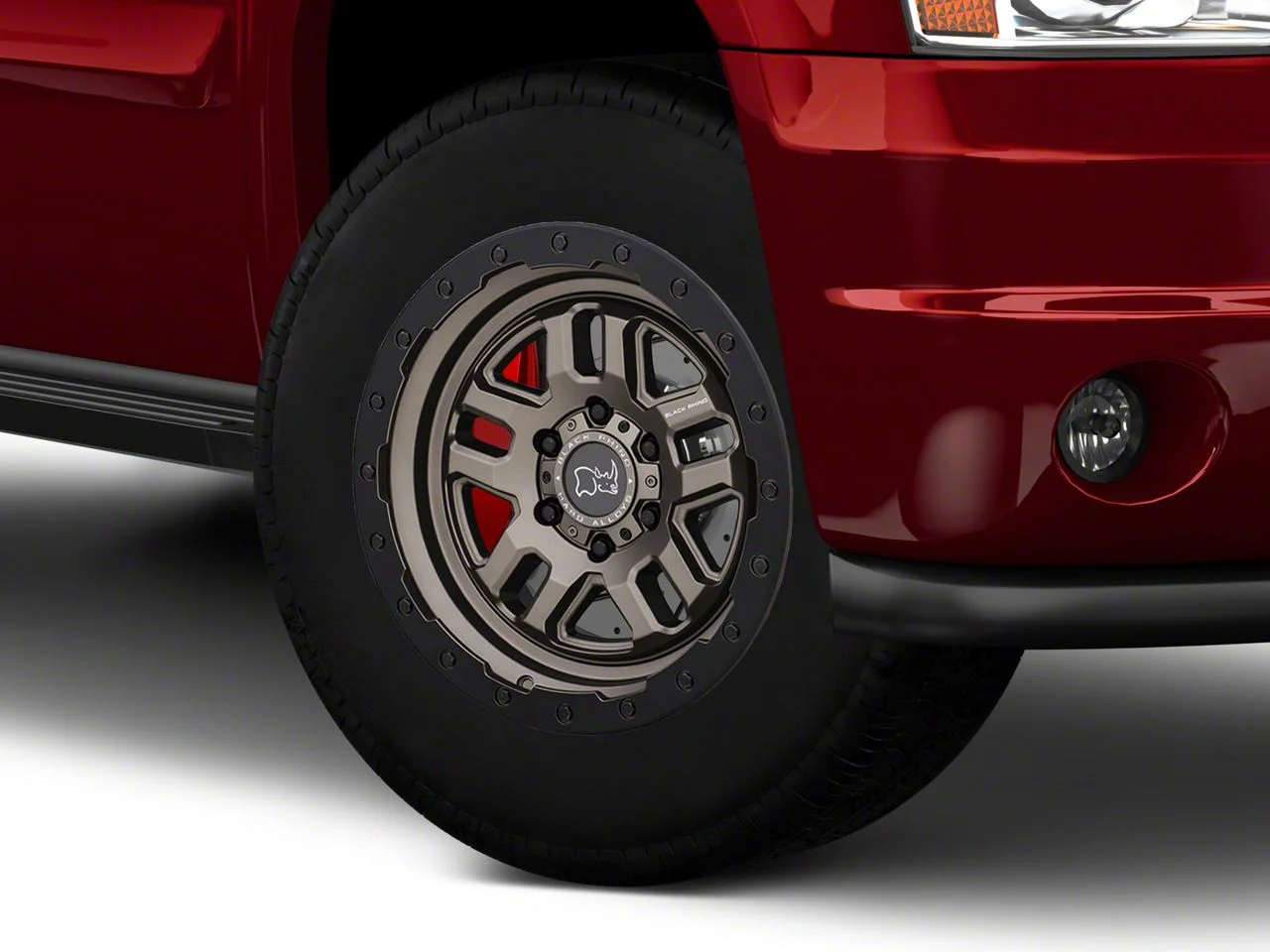 Black Rhino Barstow Matte Bronze with Matte Black Lip 6-Lug Wheel; 18x9.5; -18mm Offset (07-14 Yukon)