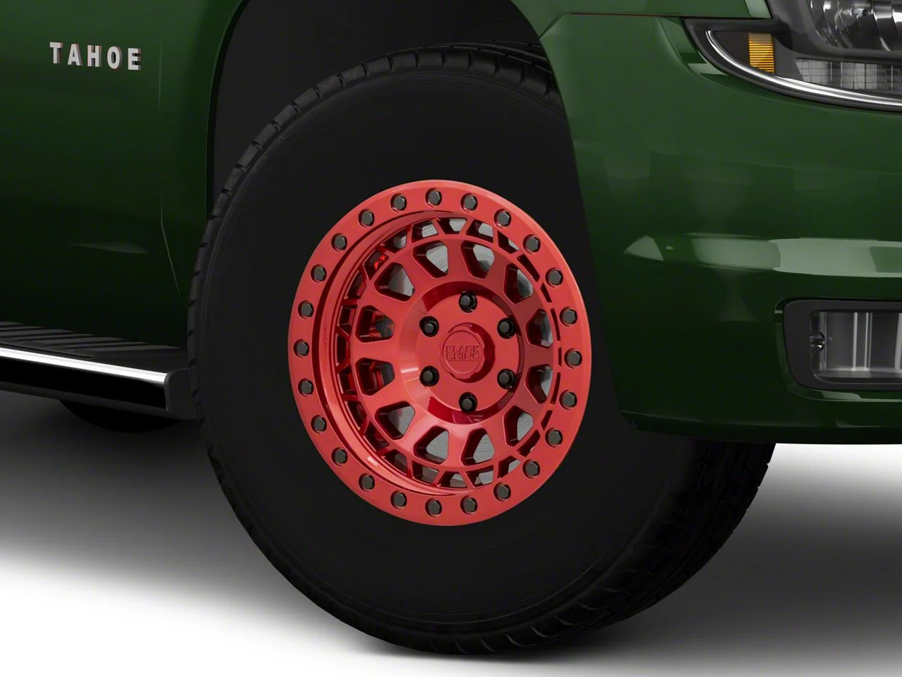 Black Rhino Primm Candy Red with Black Bolts 6-Lug Wheel; 17x9; 0mm Offset (15-20 Tahoe)