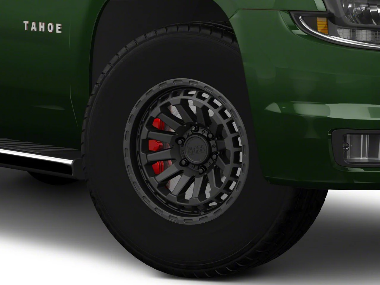 Black Rhino Raid Matte Black 6-Lug Wheel; 17x8.5; -18mm Offset (15-20 Tahoe)