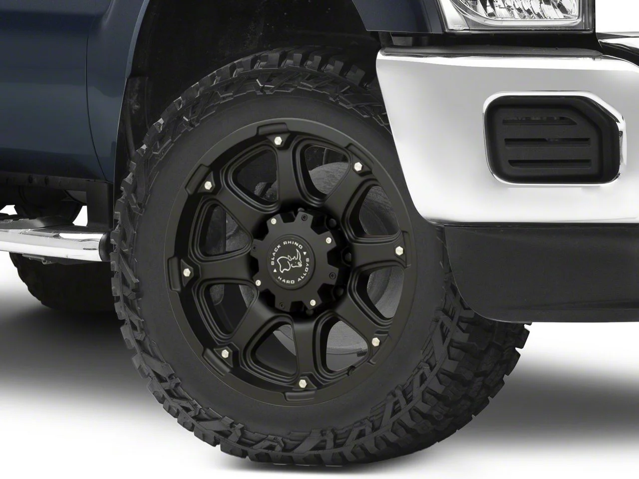 Black Rhino Glamis Matte Black 8-Lug Wheel; 20x9; -12mm Offset (11-16 F-350 Super Duty SRW)
