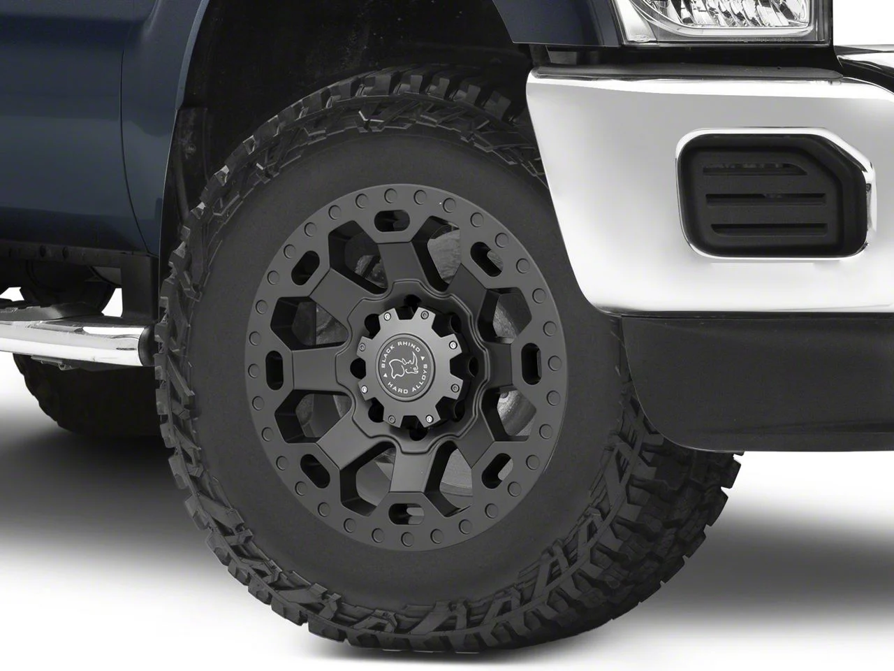 Black Rhino Warlord Matte Gunmetal 8-Lug Wheel; 18x9; -12mm Offset (11-16 F-350 Super Duty SRW)
