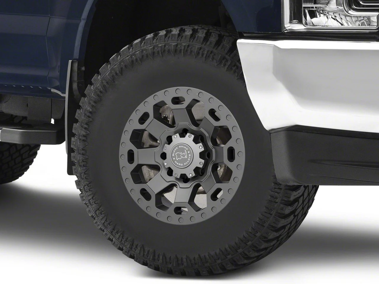 Black Rhino Warlord Matte Gunmetal 8-Lug Wheel; 17x9; 12mm Offset (17-22 F-350 Super Duty SRW)