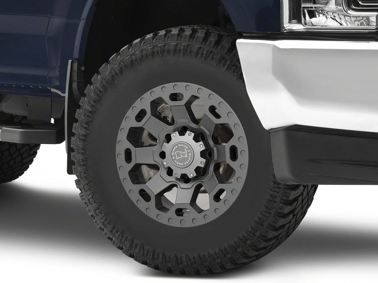 Black Rhino Warlord Matte Gunmetal 8-Lug Wheel; 18x9; -12mm Offset (17-22 F-350 Super Duty SRW)