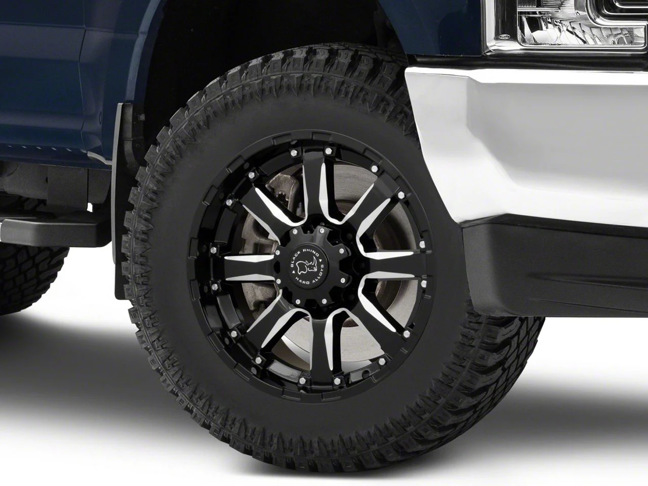 Black Rhino Sierra Gloss Black Milled 8-Lug Wheel; 20x10; -23mm Offset (17-22 F-250 Super Duty)