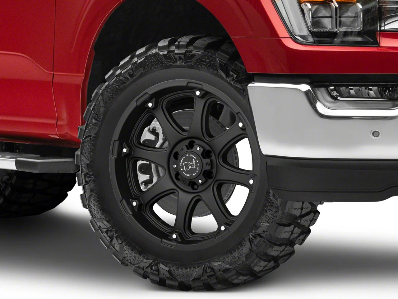 Black Rhino Glamis Matte Black 6-Lug Wheel; 20x9; -12mm Offset (21-26 F-150)