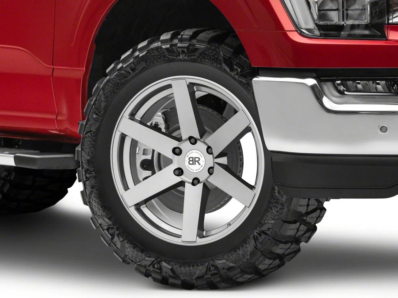 Black Rhino Karoo Gloss Gunmetal 6-Lug Wheel; 20x9.5; 30mm Offset (21-26 F-150)