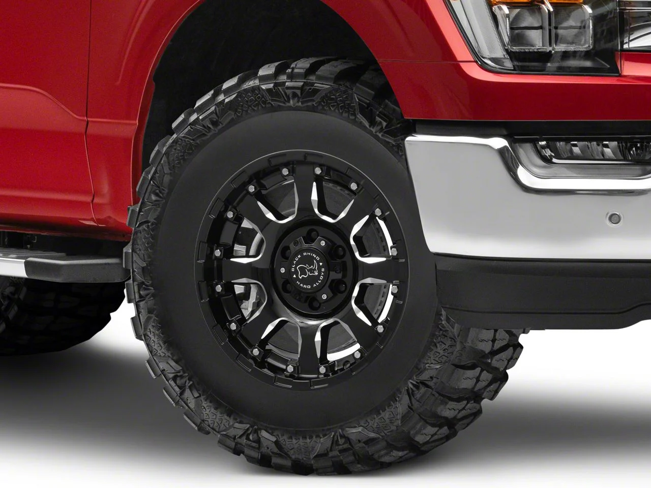 Black Rhino Sierra Gloss Black Milled 6-Lug Wheel; 17x9; 12mm Offset (21-26 F-150)
