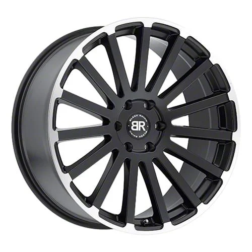 Black Rhino Spear Matte Black Machined 6-Lug Wheel; 22x9.5; 30mm Offset (21-26 F-150)