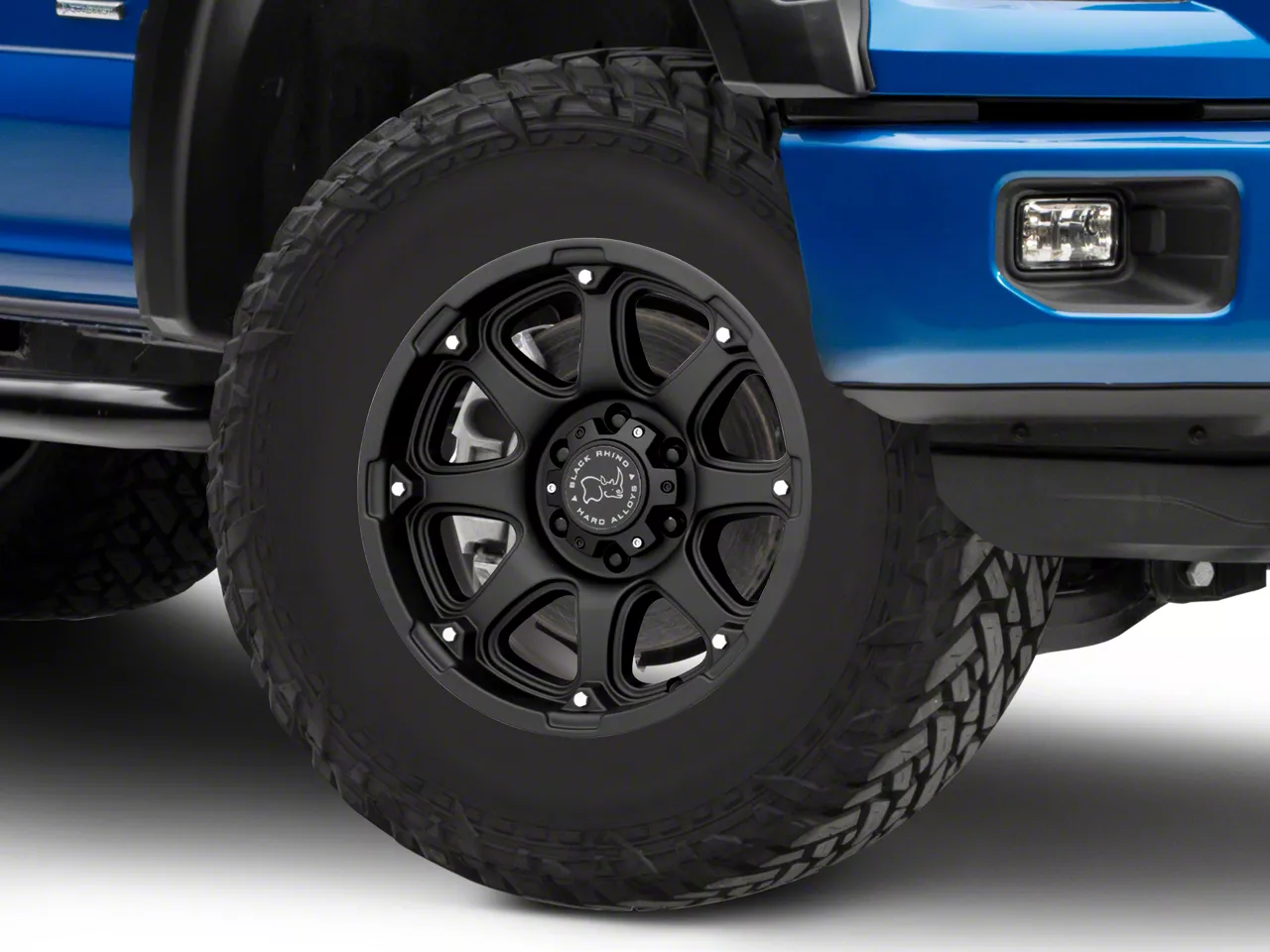 Black Rhino Glamis Matte Black 6-Lug Wheel; 17x9; 12mm Offset (15-20 F-150)