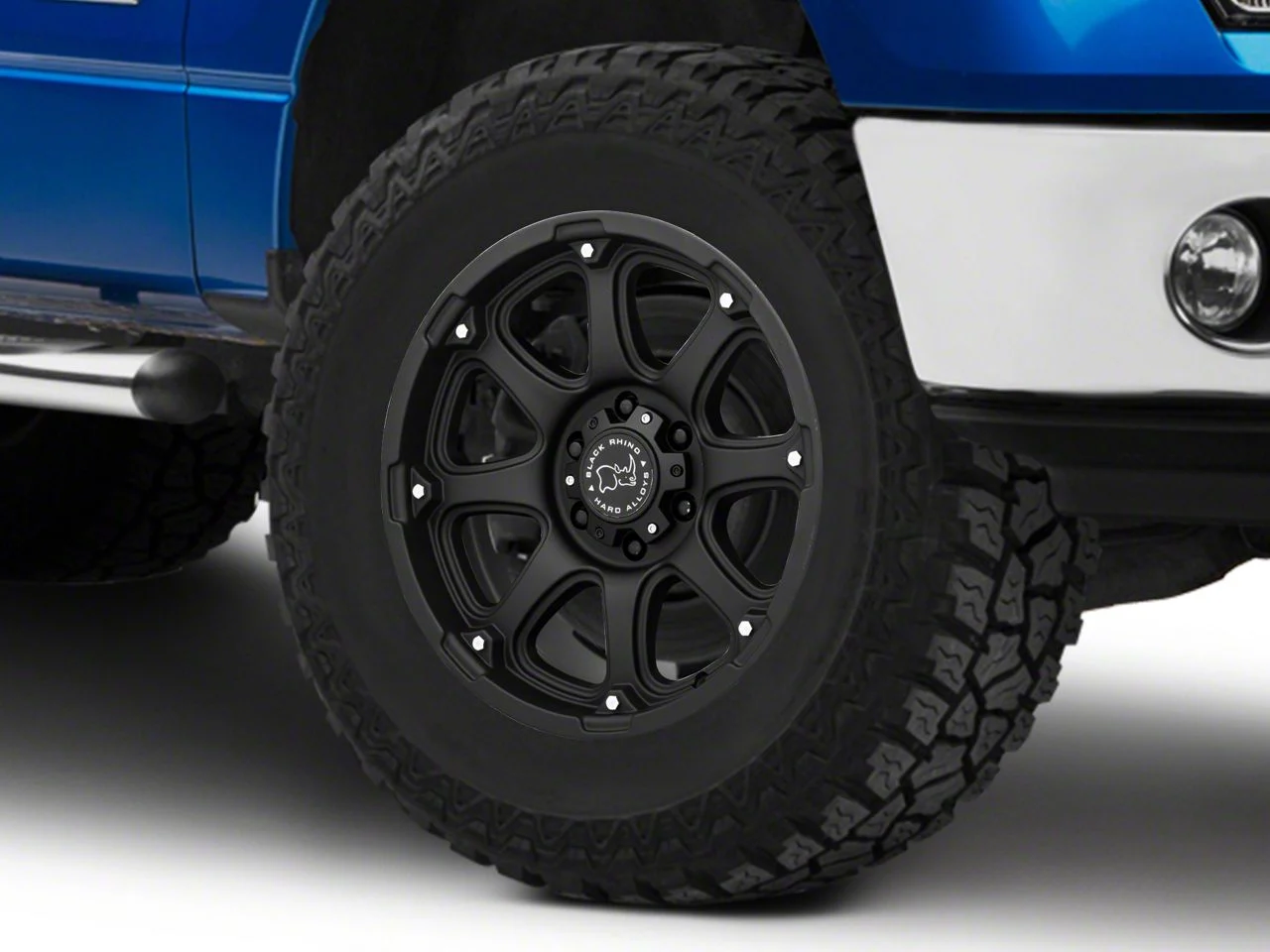 Black Rhino Glamis Matte Black 6-Lug Wheel; 18x9; 12mm Offset (09-14 F-150)