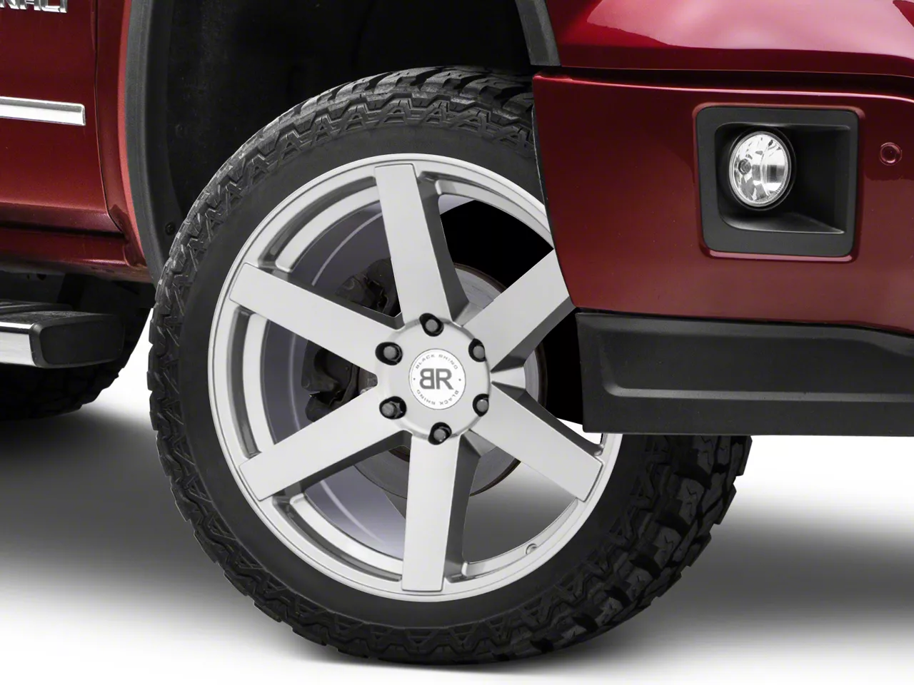 Black Rhino Karoo Gloss Gunmetal 6-Lug Wheel; 22x10; 20mm Offset (14-18 Sierra 1500)