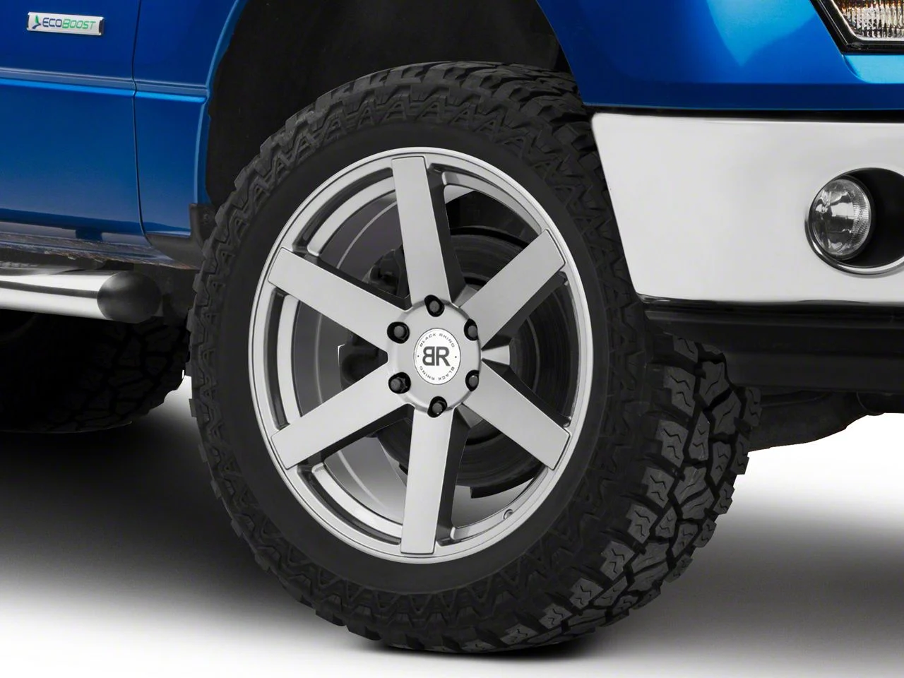 Black Rhino Karoo Gloss Gunmetal 6-Lug Wheel; 24x10; 30mm Offset (09-14 F-150)