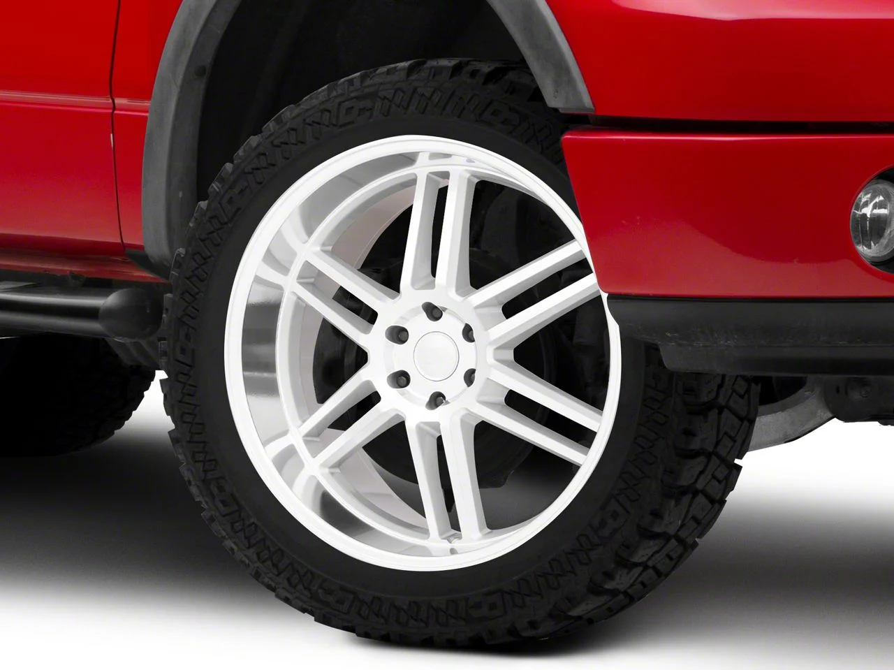 Black Rhino Katavi Silver 6-Lug Wheel; 24x10; 30mm Offset (04-08 F-150)
