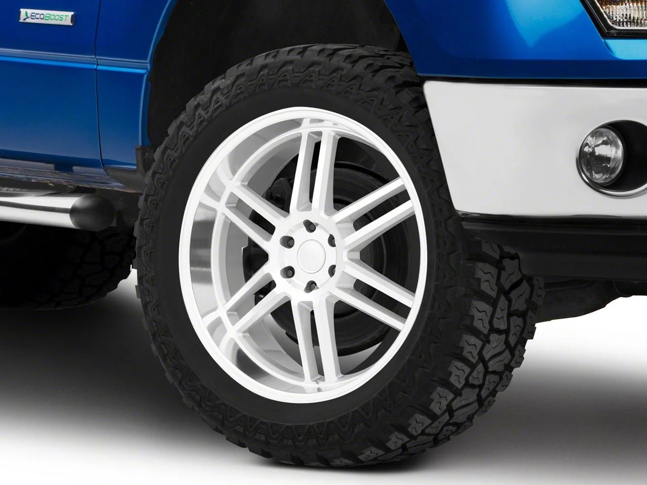 Black Rhino Katavi Silver 6-Lug Wheel; 24x10; 30mm Offset (09-14 F-150)