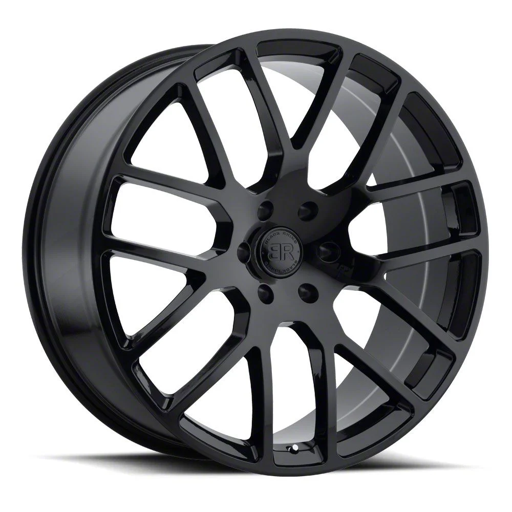 Black Rhino Kunene Gloss Black 5-Lug Wheel; 22x9.5; 20mm Offset (09-18 RAM 1500)