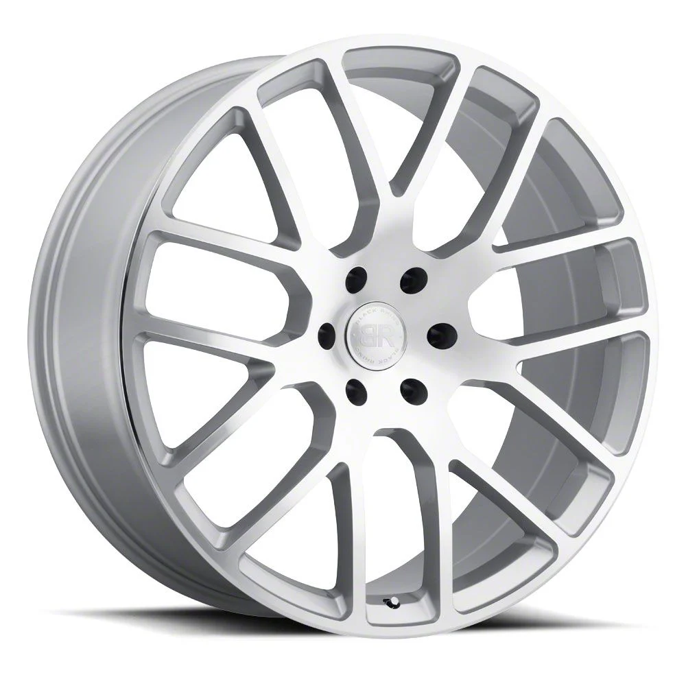 Black Rhino Kunene Silver 5-Lug Wheel; 22x9.5; 20mm Offset (09-18 RAM 1500)