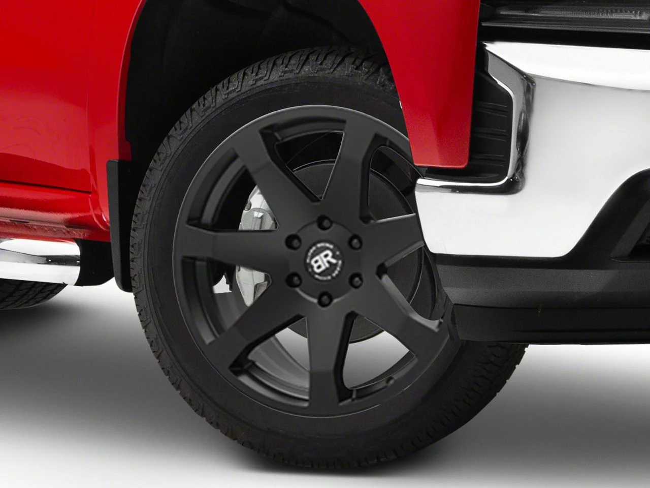 Black Rhino Mozambique Matte Black 6-Lug Wheel; 22x9.5; 25mm Offset (19-26 Silverado 1500)
