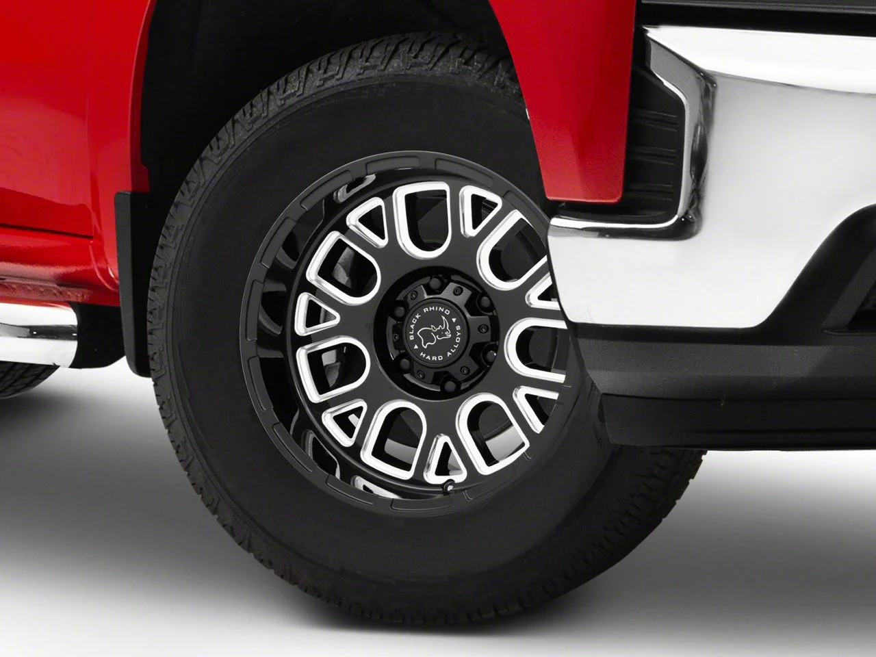 Black Rhino Pismo Gloss Black Milled 6-Lug Wheel; 18x9.5; -18mm Offset (19-26 Silverado 1500)