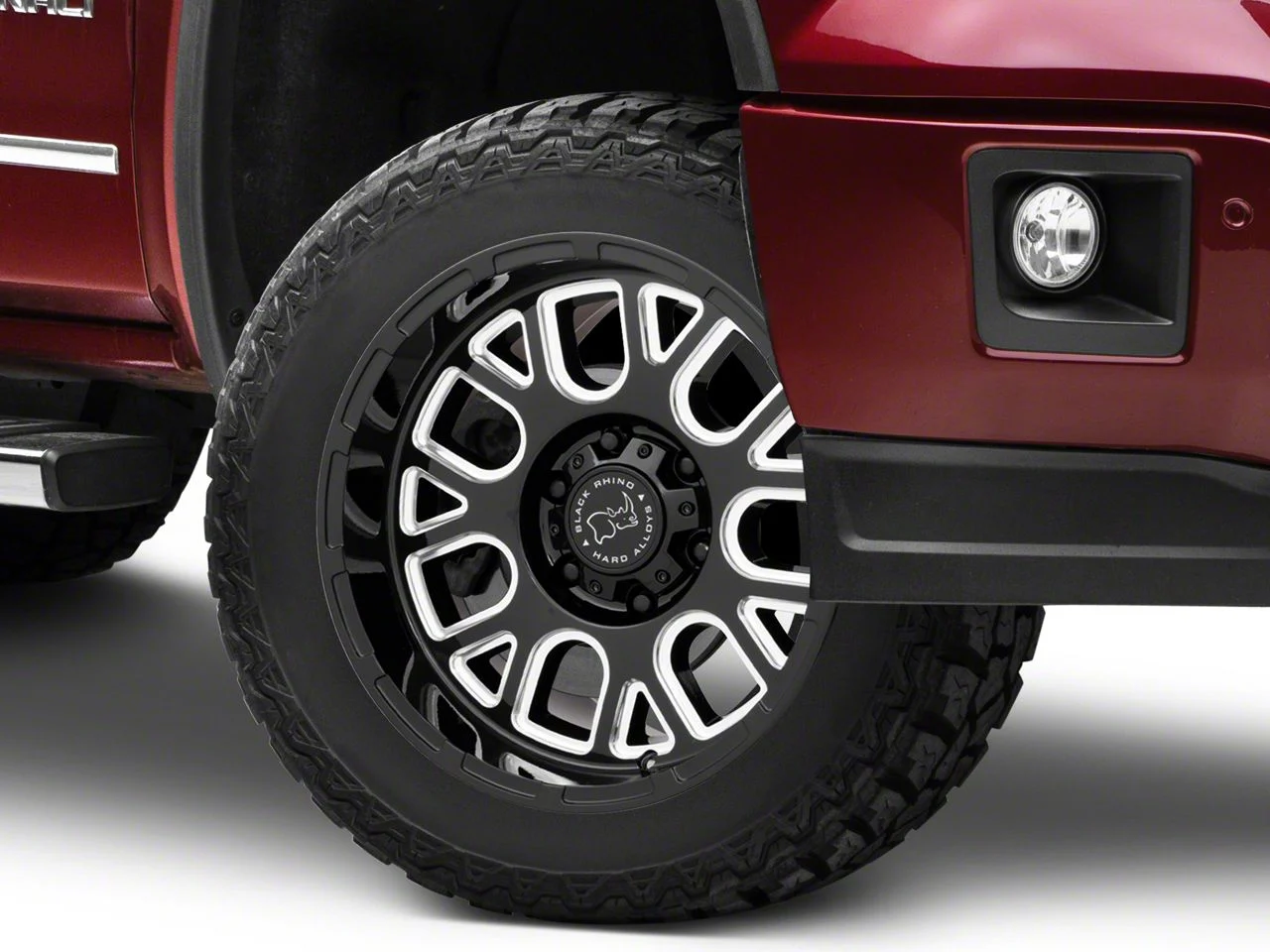 Black Rhino Pismo Gloss Black Milled 6-Lug Wheel; 20x9.5; 6mm Offset (14-18 Sierra 1500)