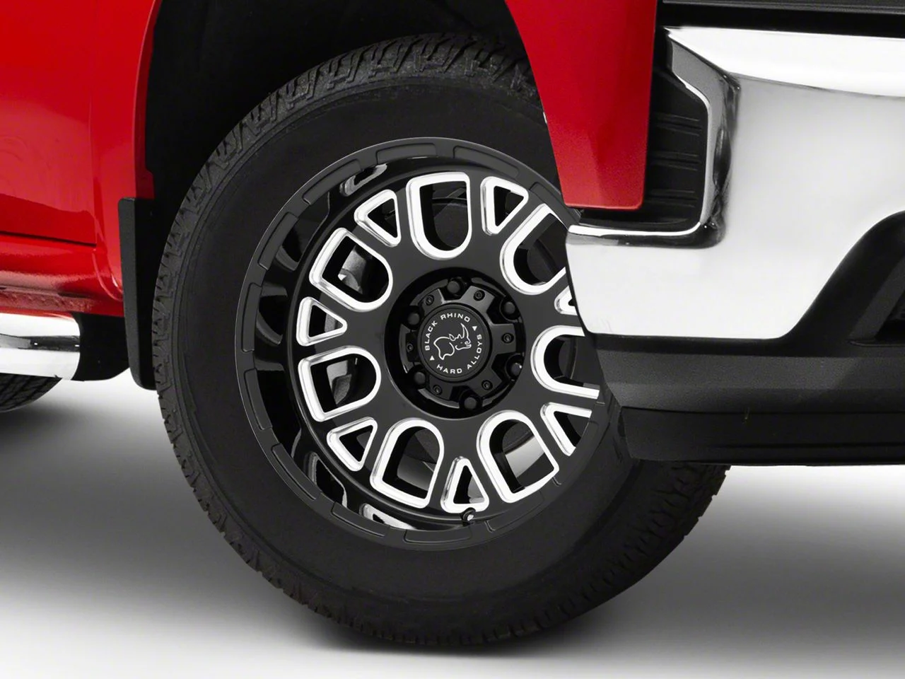Black Rhino Pismo Gloss Black Milled 6-Lug Wheel; 20x9.5; 6mm Offset (19-26 Silverado 1500)